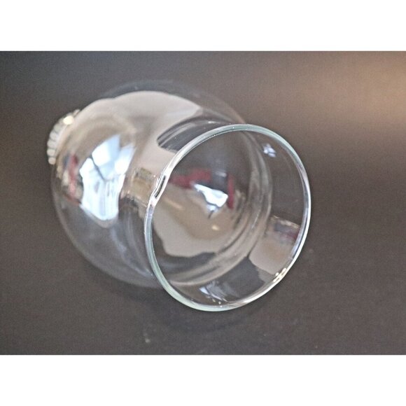 Vintage Glass Chimney Replacement Pearl Lotus Chimney - Picture 2 of 4